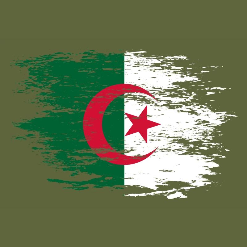 Drapeau de l’Algérie utilisé
