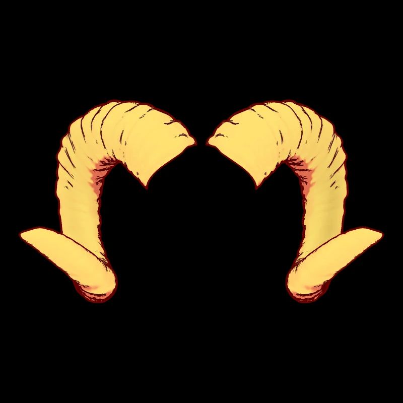 widder horn zodiac sign