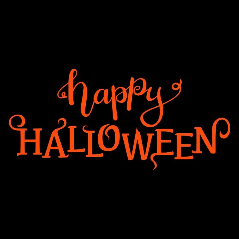 Happy halloween lettering