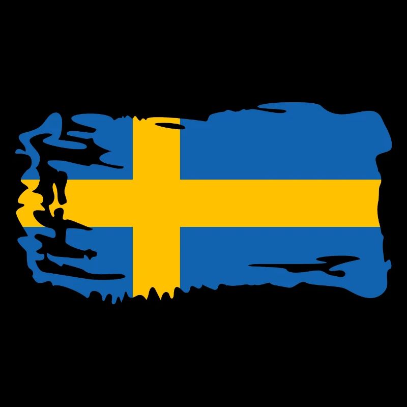 Drapeau Suède Scandinavie Malmo Sverige