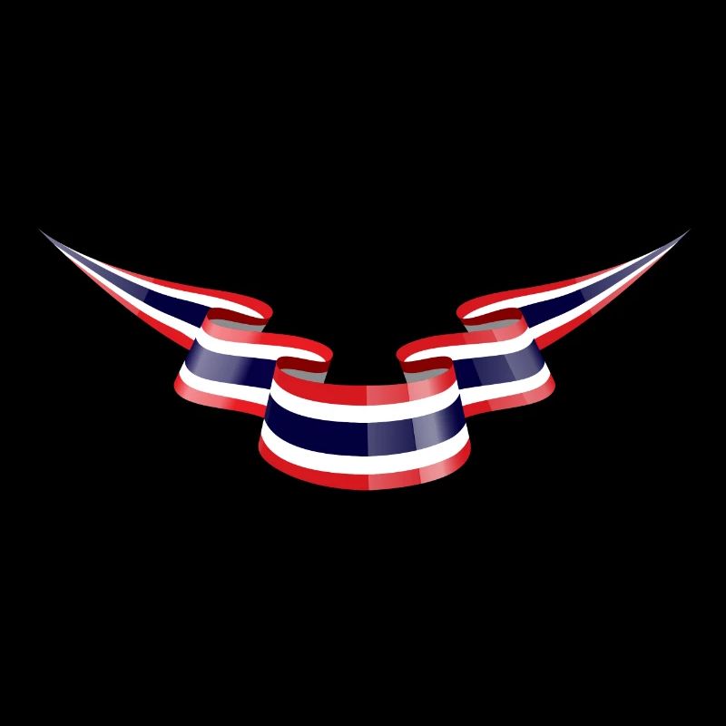 Thaïlande drapeau bannière