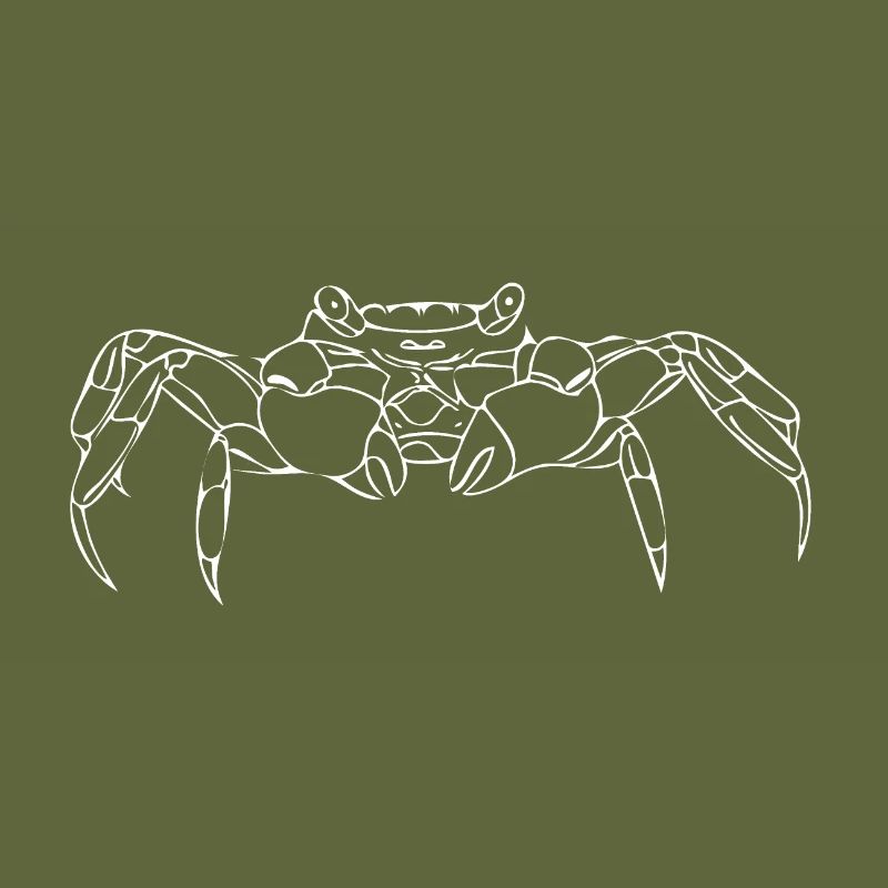 White-lined crab