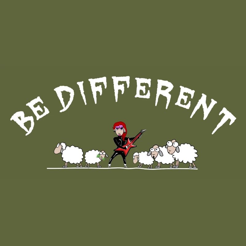 Sheep - be different - Hardrockschaf