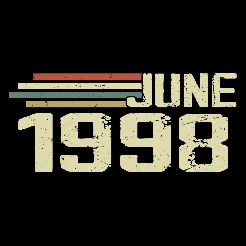 Juni 1998 Jahrestag Juni 1998 Juni 1998 Geburtstag