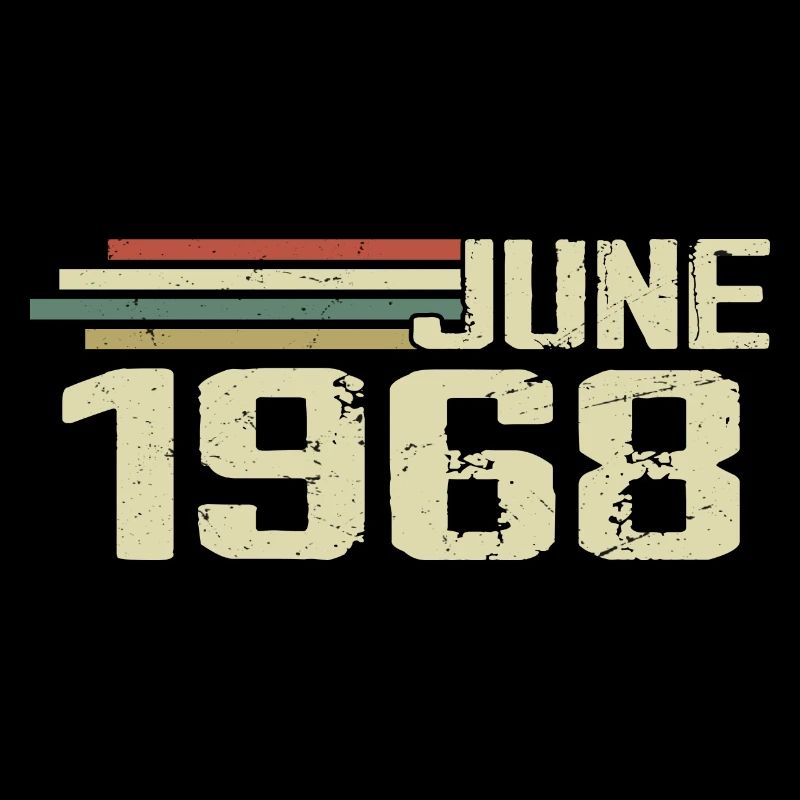 Juni 1968 Jahrestag Juni 1968 Juni 1968 Geburtstag