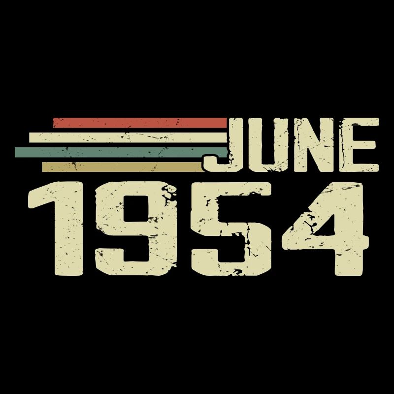 Juni 1954 Jahrestag Juni 1954 Juni 1954 Geburtstag