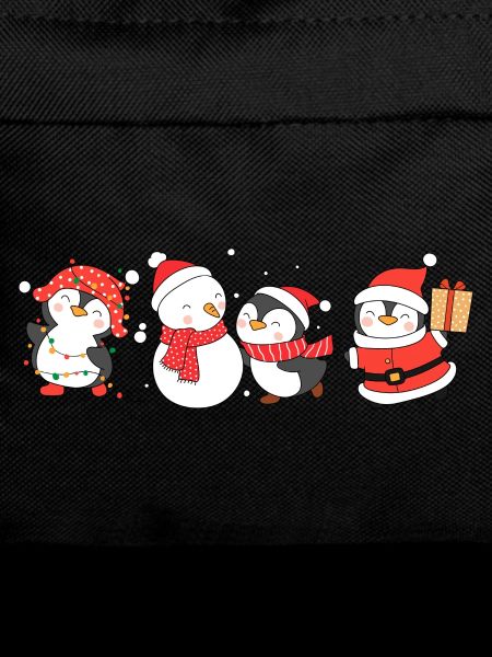 Funny pinguin Christmas. Xmas pinguin