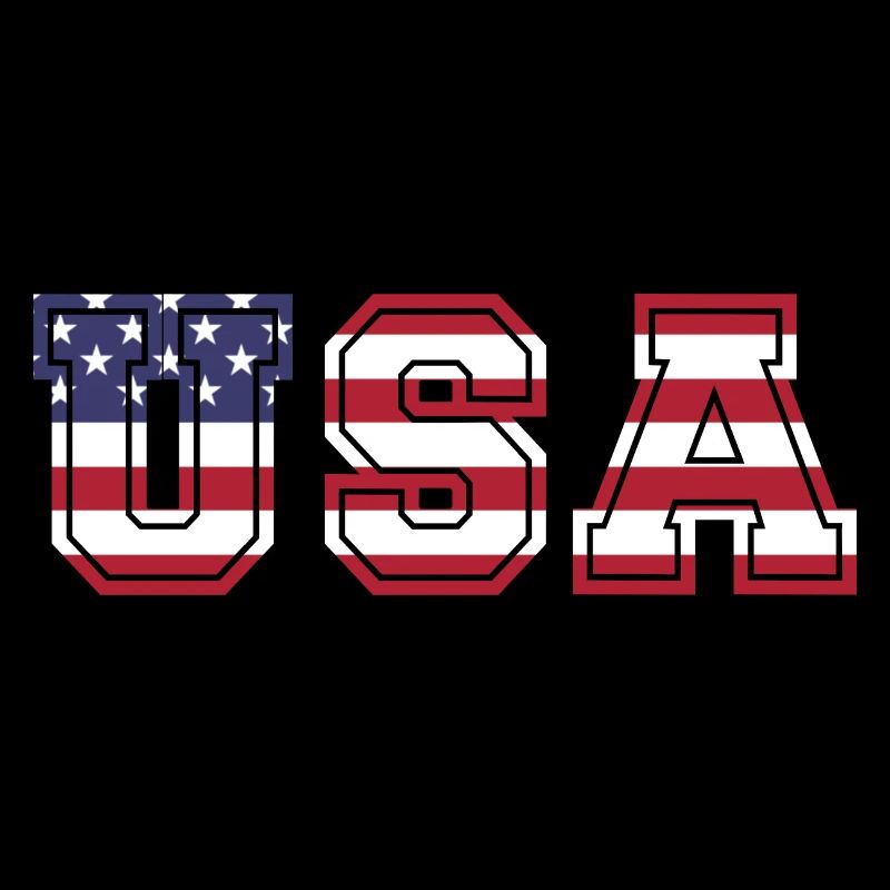 Les États-Unis aux couleurs du drapeau américain drapeau