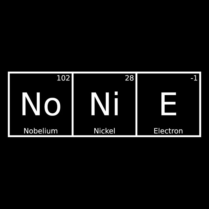 Nonie Nom Prénom Chimie Tableau périodique Éléments