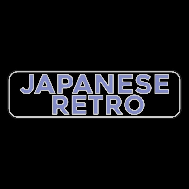 Japanische Retro Alt Dark Version