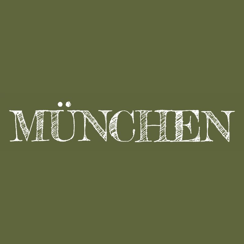 Munich lettering white