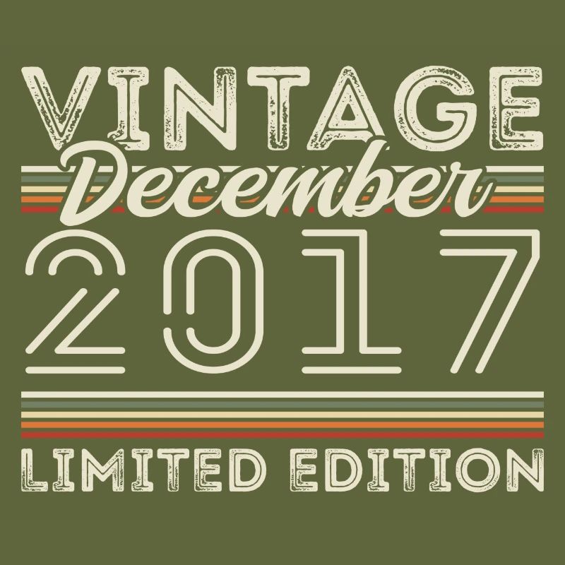 Vintage Décembre 2017 - 8e Anniversaire Décember