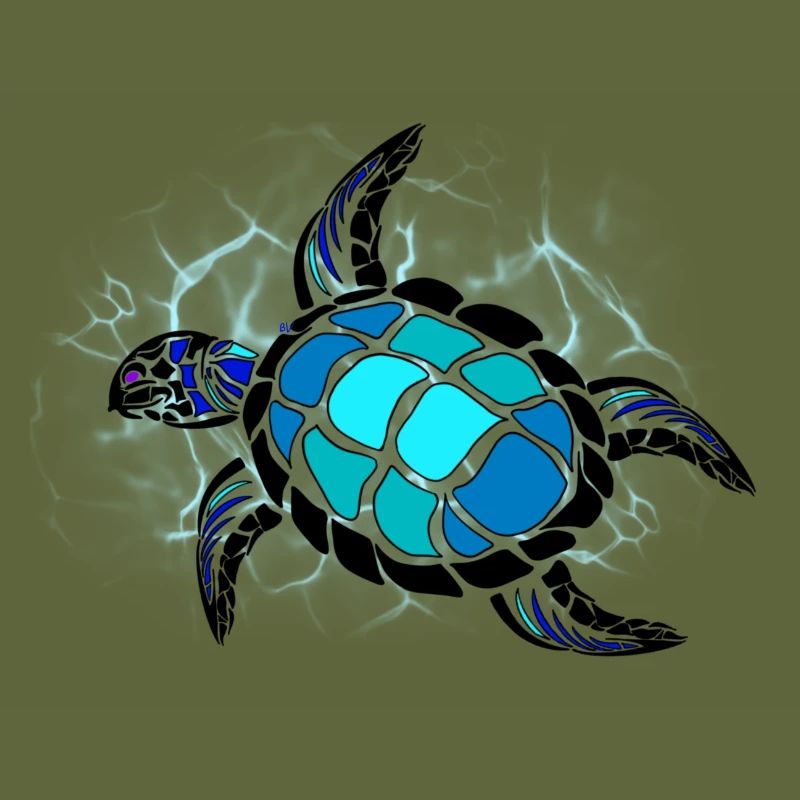 Blue turtle
