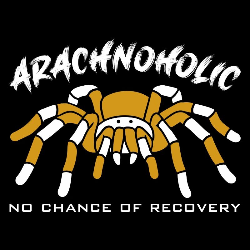 Arachnoholic Spiderfan ich liebe Spinnen