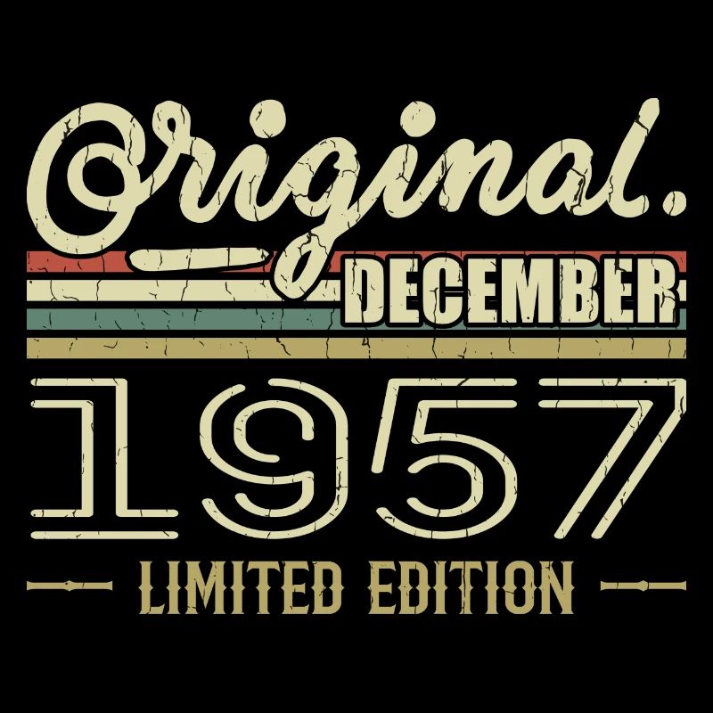 December 1957 Birthday December 1957 December