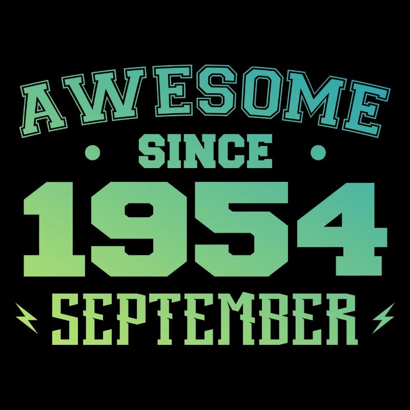 September 1954 Geburtstagsgeschenk September 1954