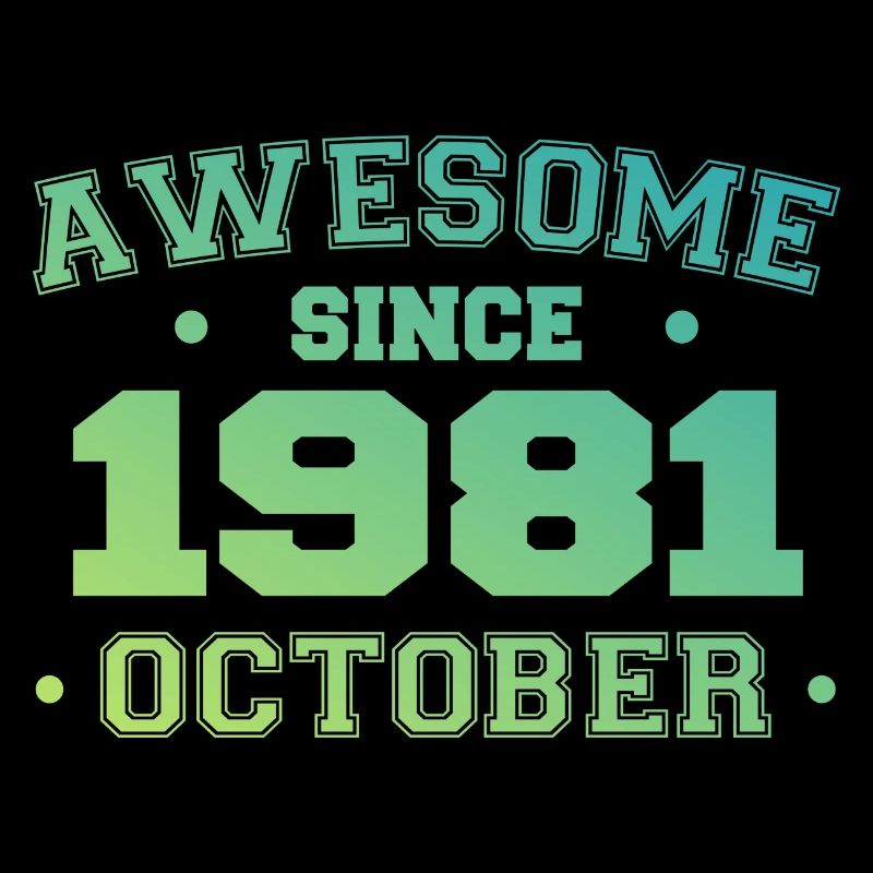 Octobre 1981 - Cadeau Anniversaire Octobre 1981