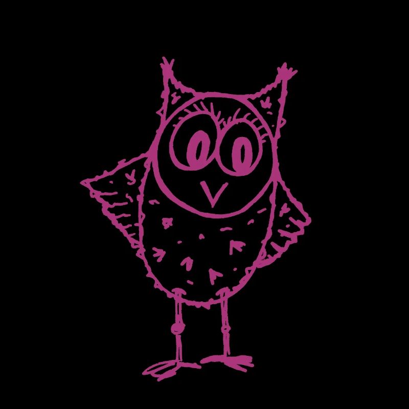 Owl Trudi magenta