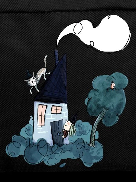 Haexenhaus mit Katze