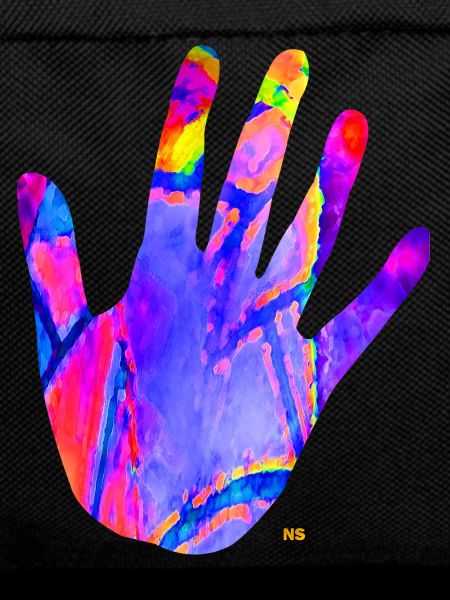 Neon hand