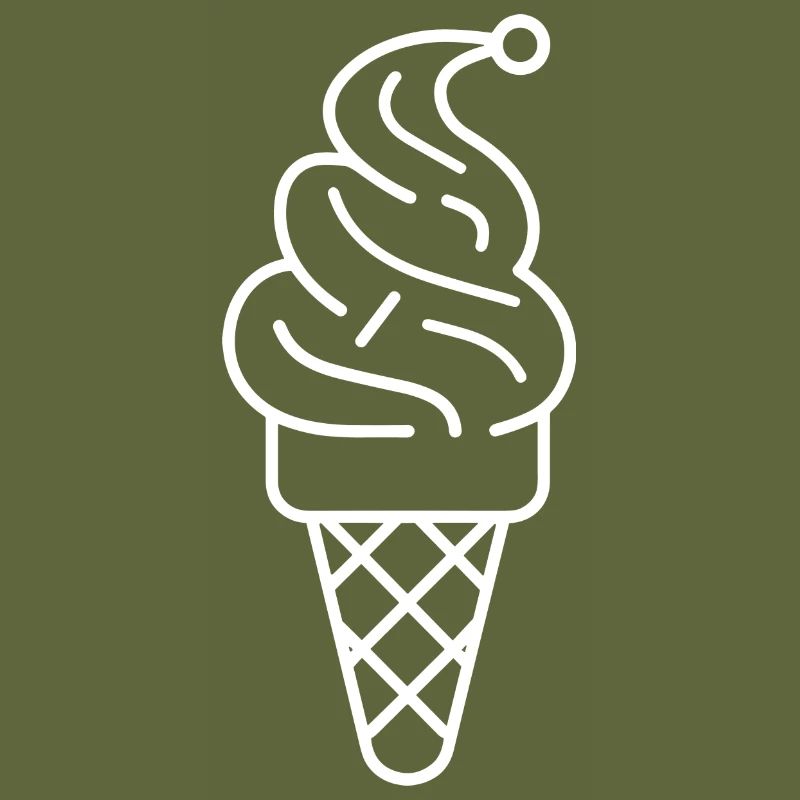 Cornet de crème glacée Dessin