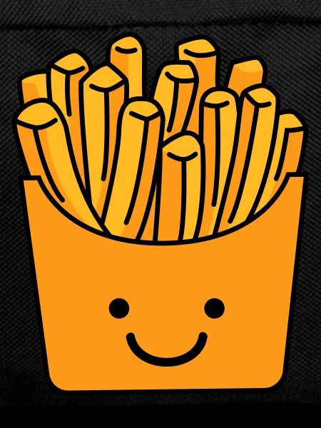 french fries smile