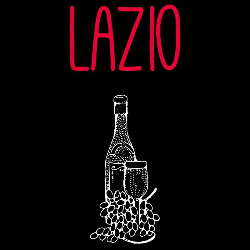 Lazio Wine &amp; Pasta Illustration