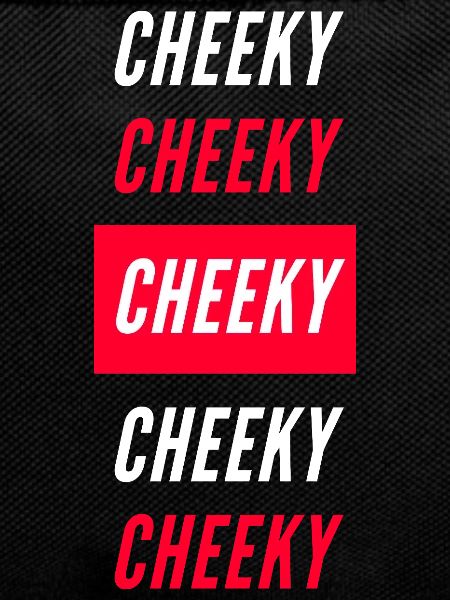 Cheeky Block-Typografie