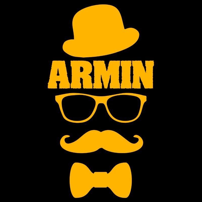 Hipster mustache Schnauzer melon Armin