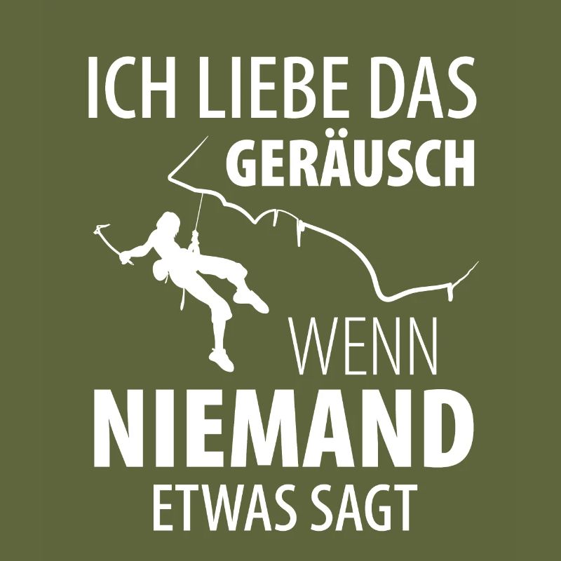 Eisklettern Eiskletterer Eispickel