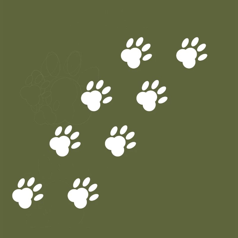 Paw prints