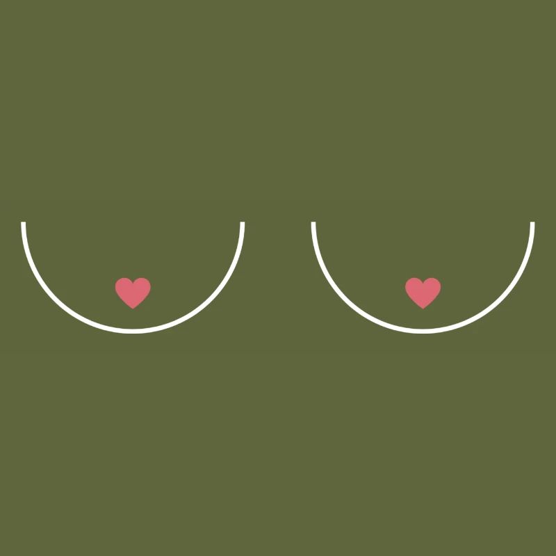 Nippel Brust Boobs Statement lustig Geschenkidee