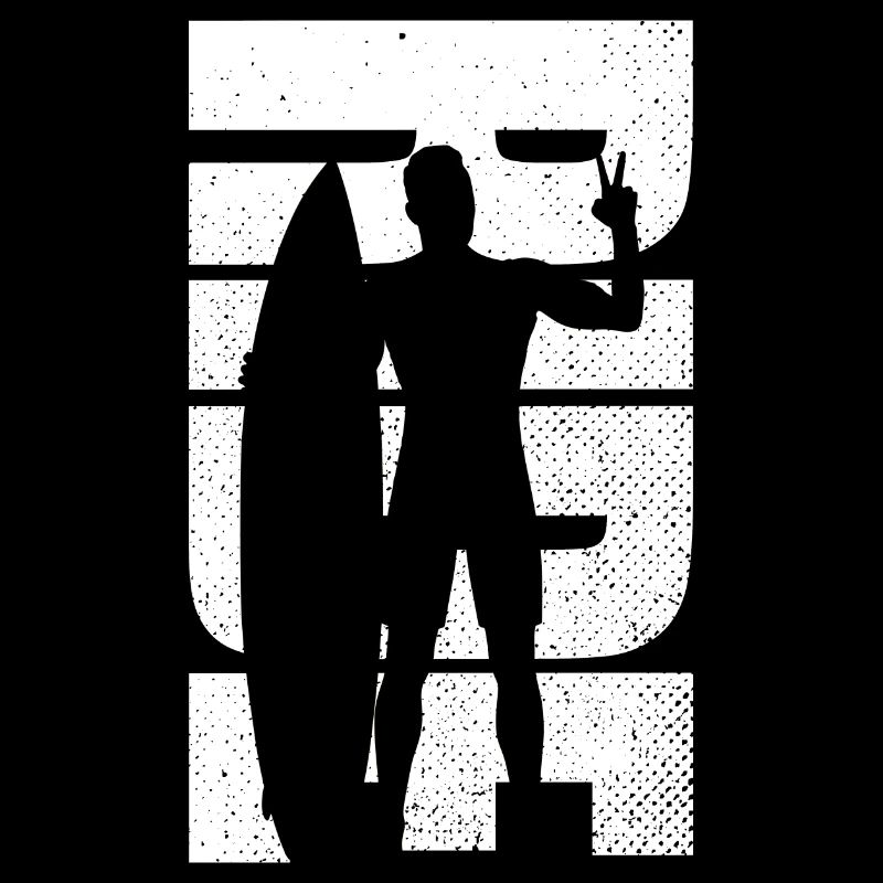Männer Surfen Retro Boarding Surfer