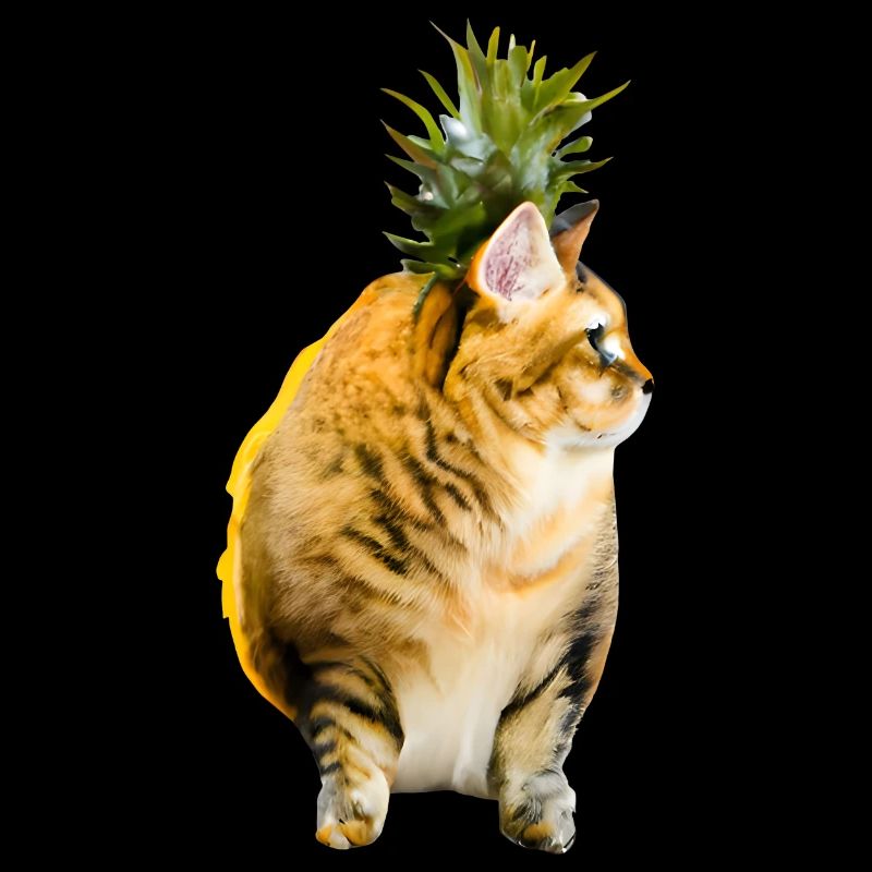 Kawaii Pineapple Cat