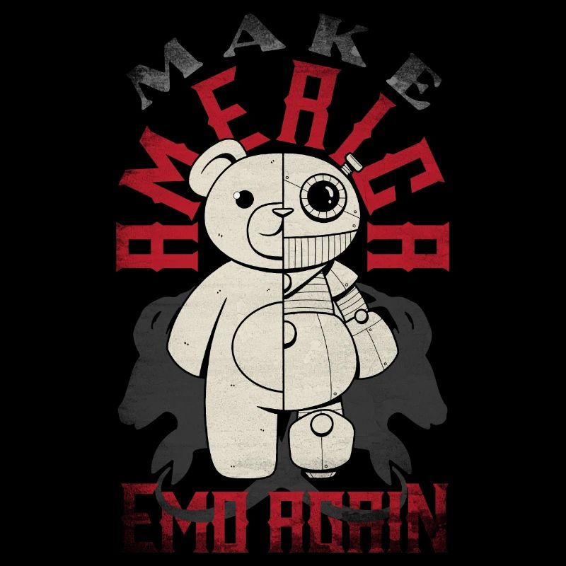 Emoticon Make America Emo Again Emocore Esthétique