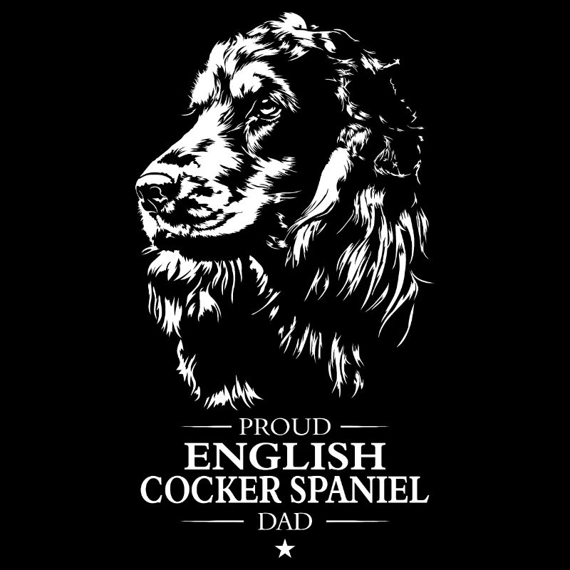English Cocker Spaniel Dad Dog Dog Wilsigns