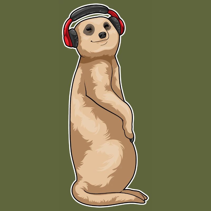 Meerkat Headphone Music