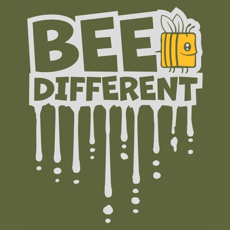 bee different Spruch Zitat