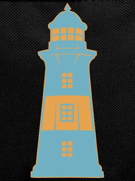 Lighthouse in the maritime coast