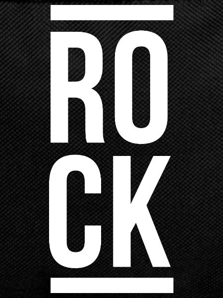 Rock Bold Vertikale Typografie