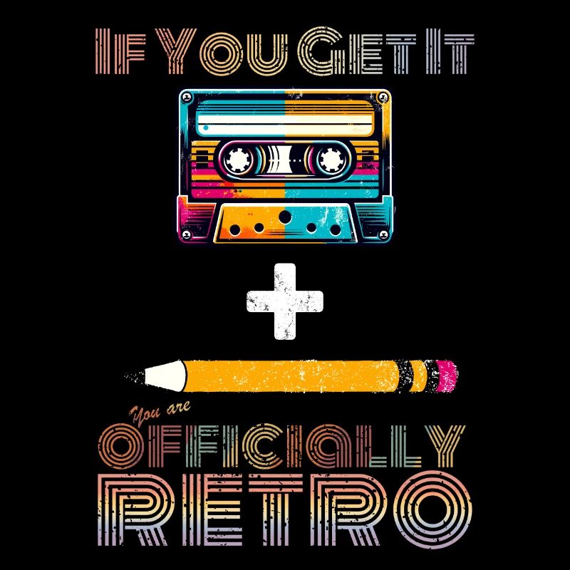 Rembobinage de cassette vintage : Design rétro