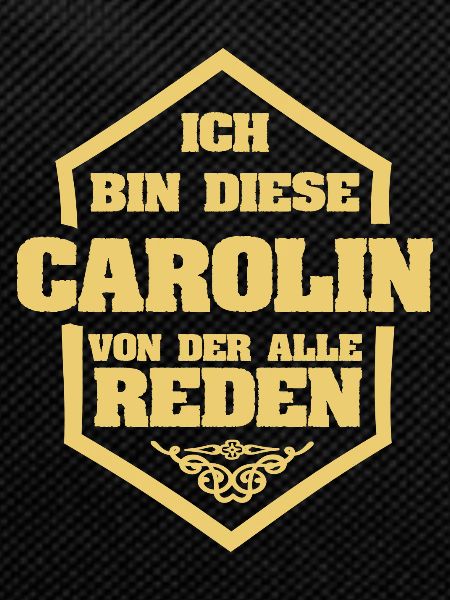Carolin as a nickname