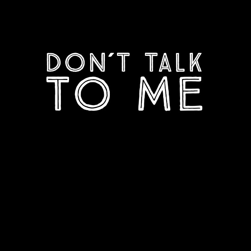 Don't Talk To Me Introverting Antisocial design