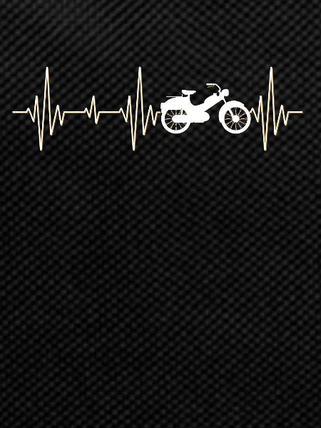 Heartbeat heartbeat moped retro