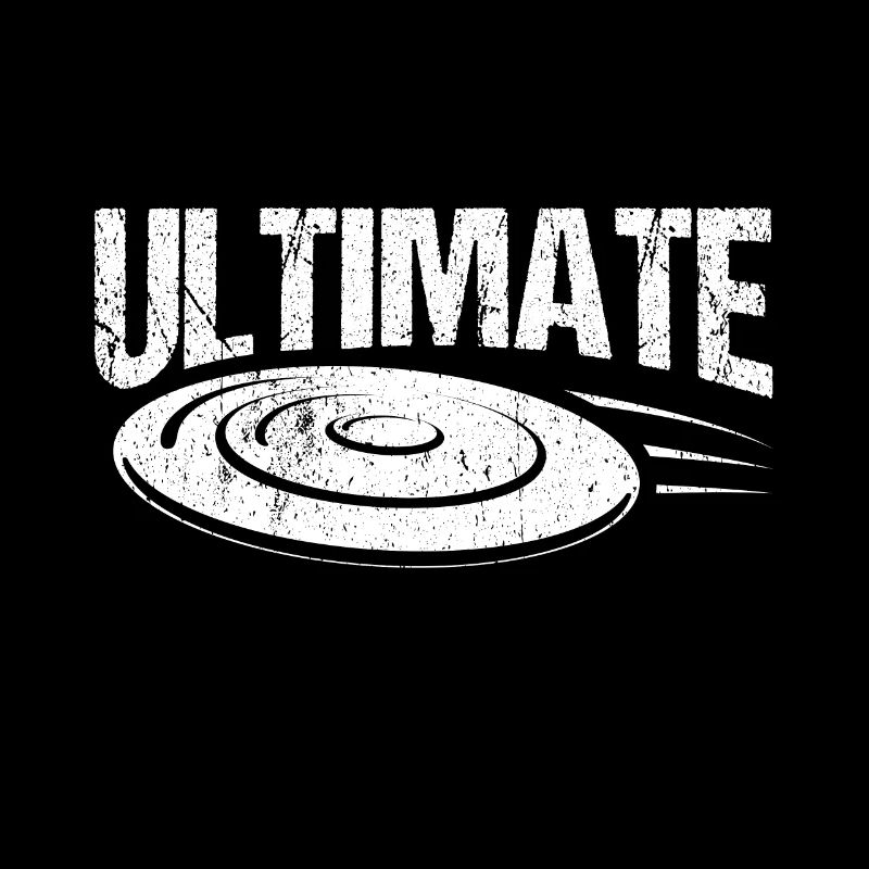 Artistic Frisbee Graphic Design Ultimate Frisbee