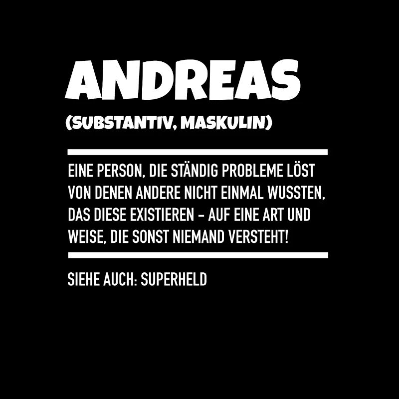 Andreas Name Geschenk