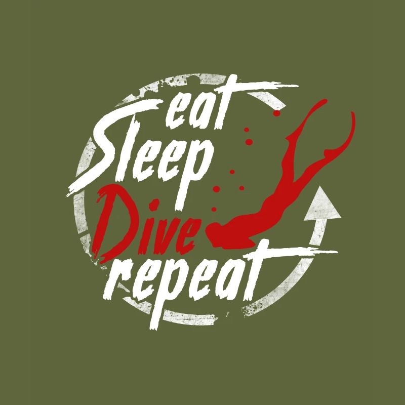 EAT SLEEP DIVE REPEAT plongée apnée apnée