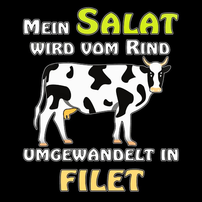 MEIN SALAT WIRD VOM RIND UMGEWANDELT IN FILET
