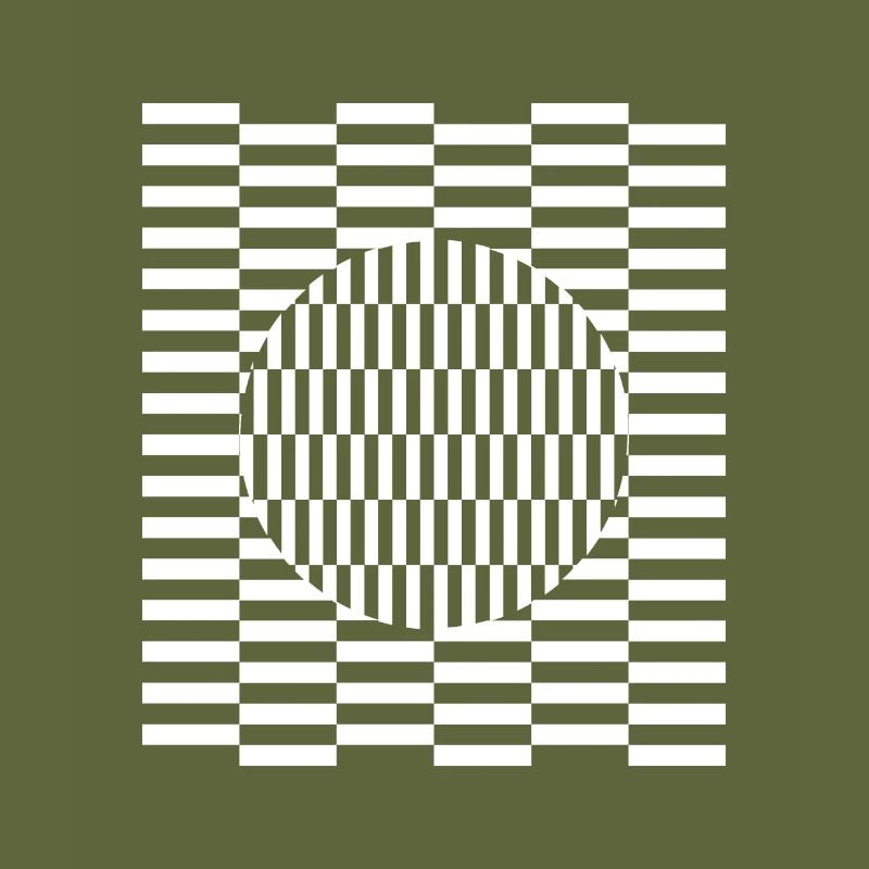 Imagination d'illusion de perception de grille visuelle