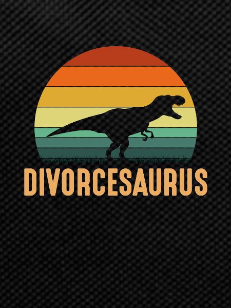 Scheidungssaurus, Scheidungspartei lustige Scheidungsgruppe
